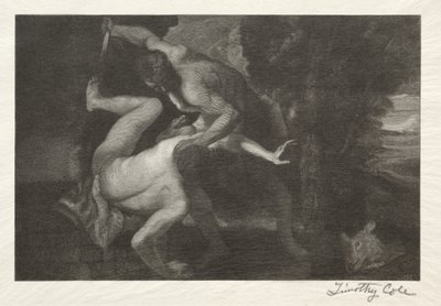 Régi olasz mesterek: Ábel halála, 1892. alkotó: Timothy Cole