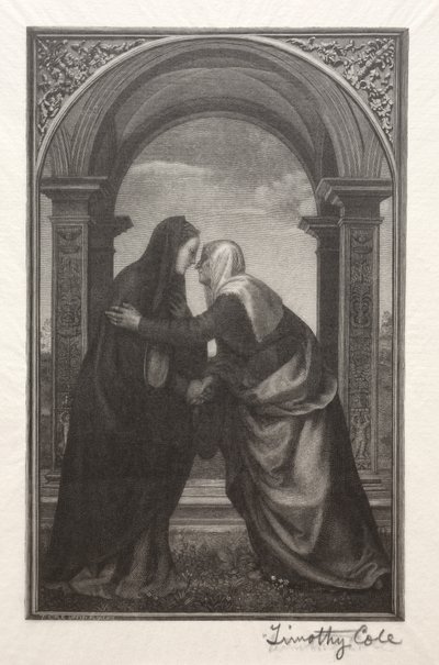 Régi olasz mesterek: A látogatás, 1888-1892. alkotó: Timothy Cole