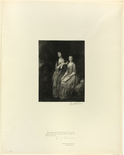 A nővérek: Mrs. Sheridan és Mrs. Tickell, az Old English Mastersből alkotó: Timothy Cole