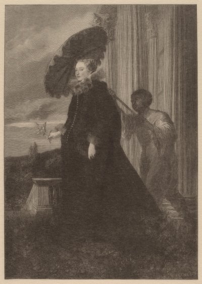 Marchesa Elena Grimaldi, Nicola Cattaneo márki felesége alkotó: Timothy Cole after Sir Anthony van Dyck