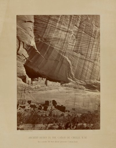 Ősi romok a Cañon de Chelle-ben, N.M. (No. 11, Geographical Explorations and Surveys West of the 100th Meridian) alkotó: Timothy H. O