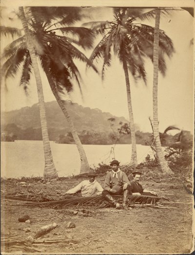 [A Selfridge-expedíció legénységének tagjai a Darién-folyóhoz (Panama)] alkotó: Timothy H. OSullivan