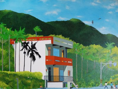 Ház a 11-es főúton, Taitung, Tajvan, 2017 alkotó: Timothy Nathan Joel