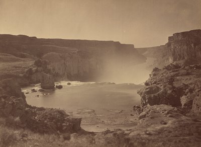 Shoshone-vízesés, Snake River, Idaho,1874 (fotó) alkotó: Timothy O