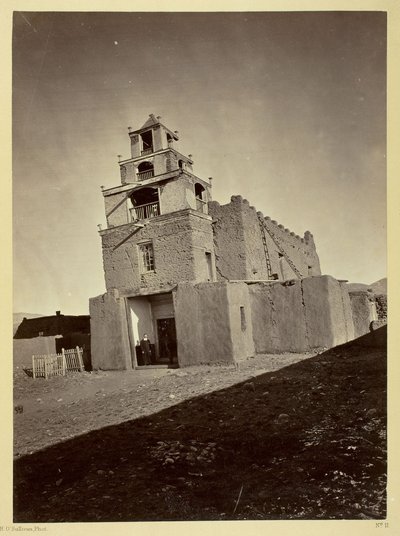 A San Miguel-templom, Santa Fe legrégebbi temploma, Új-Mexikó alkotó: Timothy O