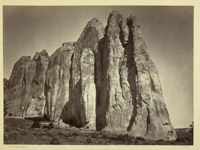 A feliratos szikla déli oldala, 1873 alkotó: Timothy OSullivan