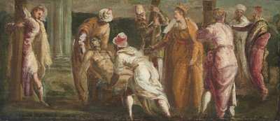Szent Ilona teszteli az igazi keresztet alkotó: Tintoretto