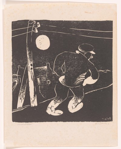 Holdfény (eredeti cím az objektumon) alkotó: Tinus van Doorn (signed by artist)