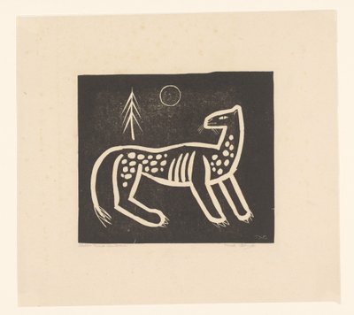 Tigris alkotó: Tinus van Doorn (signed by artist)