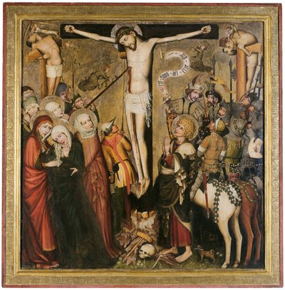 Krisztus keresztre feszítése ("Wilten Crucifixion") alkotó: Tiroler Maler
