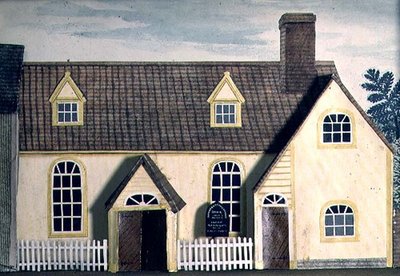 Kápolna modellje, Halstead Congregate Church, Essex alkotó: Tirzah Ravilious