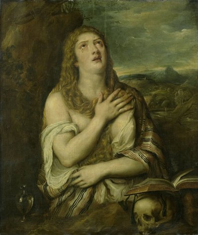 Bűnbánó Mária Magdolna alkotó: Titiaan (copy after)