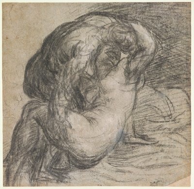 2256. sz. Pár ölelésében, avagy Jupiter és Io, 1570 körül (szén és kréta) alkotó: Tiziano Vecelli