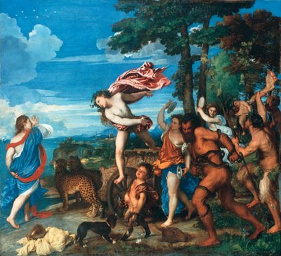 Bacchus és Ariadne, 1523-1525 alkotó: Tiziano Vecelli