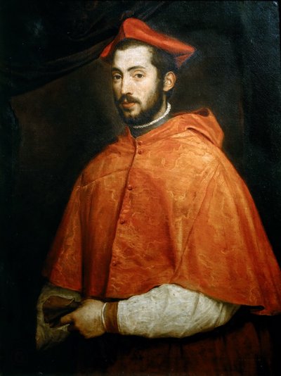 Alessandro Farnese bíboros portréja, 1545-1546. alkotó: Titian