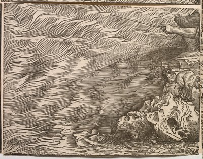 A fáraó seregének elmerülése a Vörös-tengerben alkotó: Titian