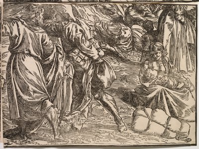 A fáraó seregének elmerülése a Vörös-tengerben alkotó: Titian