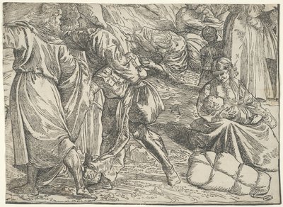 A fáraó seregének elmerülése a Vörös-tengerben alkotó: Titian
