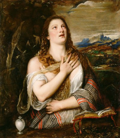 A Bűnbánó Mária Magdolna c. 1560 alkotó: Tiziano Vecelli