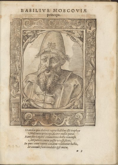 IV. Rettegett Iván cár portréja 1530-1584 alkotó: Tobias Stimmer