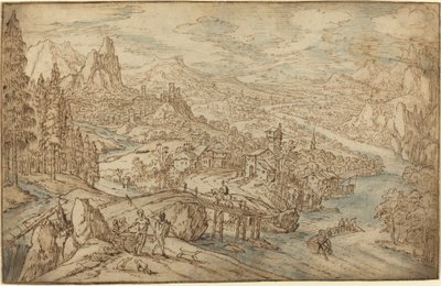 Folyói táj alkotó: Tobias Verhaecht