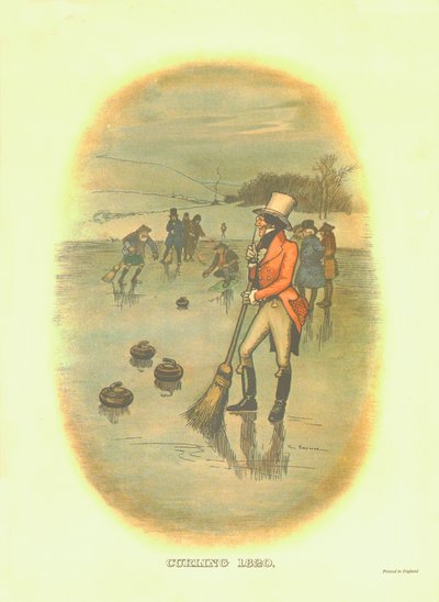 Curling, 1820, c1910. alkotó: Tom Browne