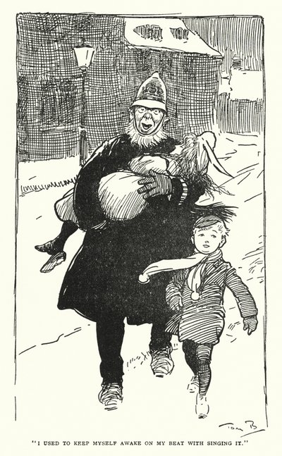 "Régebben az énekléssel tartottam ébren a ritmusomon" (litho) alkotó: Tom Browne