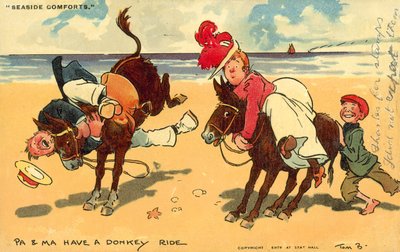 Tengerparti kényelem (chromolitho) alkotó: Tom Browne