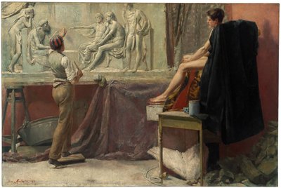 A szobrászműhely, 1885 alkotó: Tom Roberts