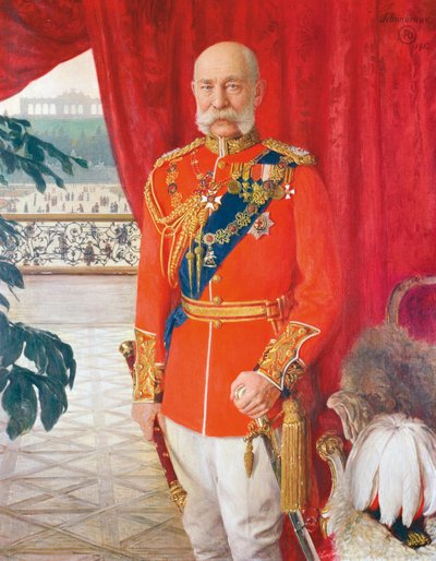 I. Ferenc József császár brit marsall ünnepi egyenruhájában alkotó: Tom von Dreger