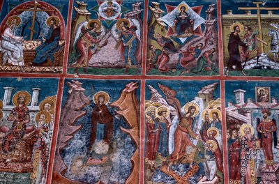 Moldovita kolostor (friss) alkotó: Toma de la Suceava
