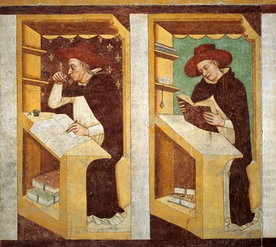 Dominikai szerzetesek, részlet a Domonkos Rend negyven jeles tagjának ciklusából alkotó: Tomaso da (late 15th century) Modena