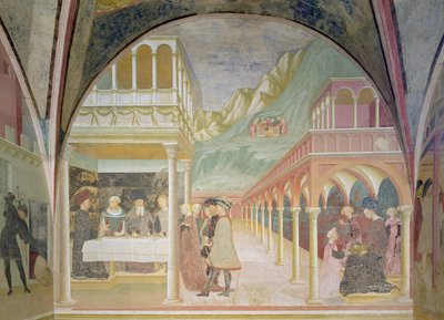 Heródes lakomája, Keresztelő Szent János életciklusából alkotó: Tommaso Masolino da Panicale