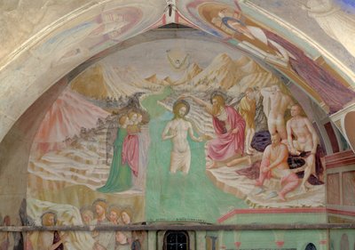 Krisztus megkeresztelkedése, Keresztelő Szent János életciklusából alkotó: Tommaso Masolino da Panicale