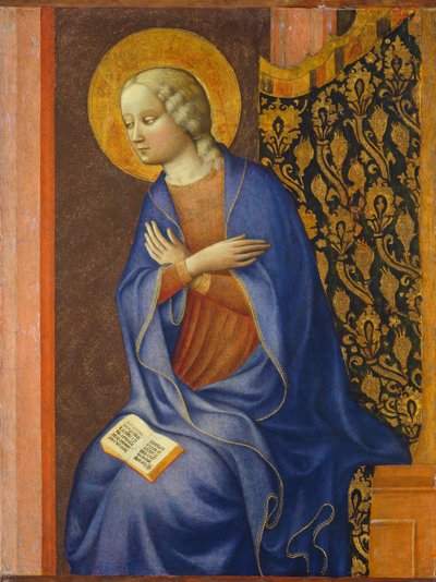 A Szűz bejelentette, c. 1430 (tempera a panelen) alkotó: Tommaso Masolino da Panicale