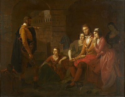 Lafayette az olmützi börtönben, 1850 alkotó: Tompkins Harrison Matteson