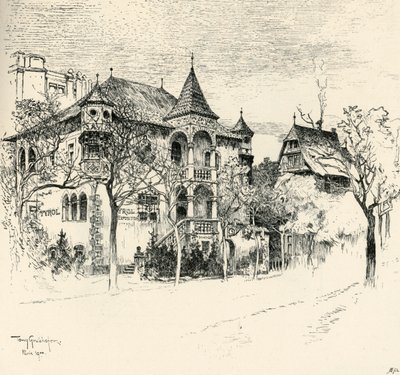 Chateau Tyrolen, Tony Grubhofer, 1900. alkotó: Tony Grubhofer