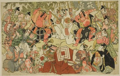 Hagitsubo - Egy ideje paródiája alkotó: Torii Kiyonaga