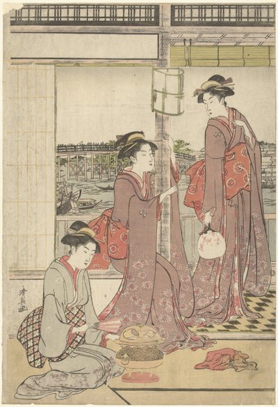 holdparti alkotó: Torii Kiyonaga