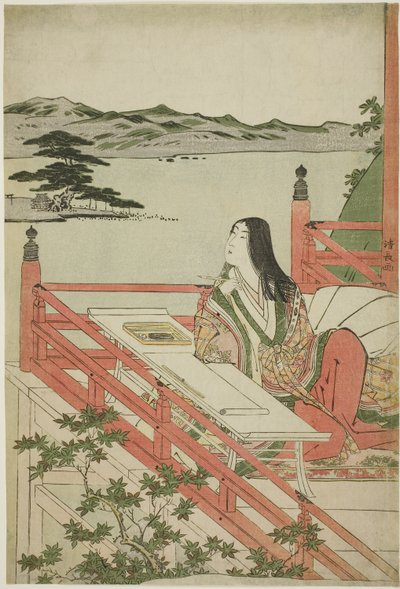 Muraszaki Shikibu, 1779-1789 alkotó: Torii Kiyonaga