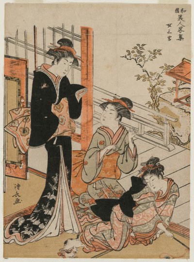 Három nő a Japán szépségek rövid gyűjteménye című sorozatból, 1781. alkotó: Torii Kiyonaga