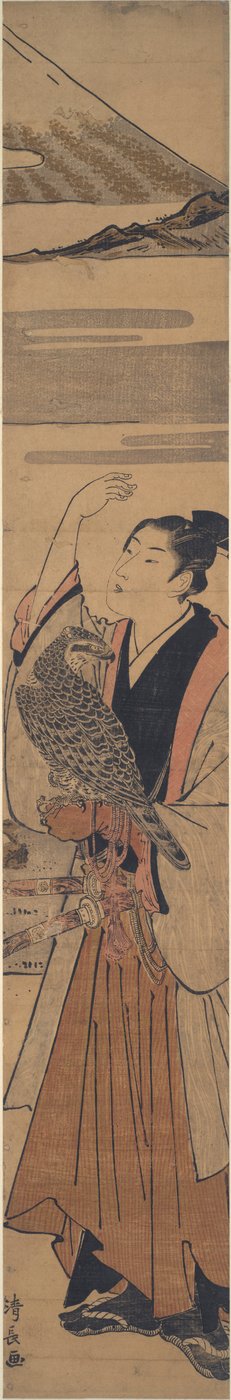 Fiatal solymász alkotó: Torii Kiyonaga