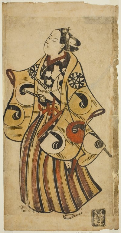 A színész Nakamura Denkuro I alkotó: Torii Kiyonobu I
