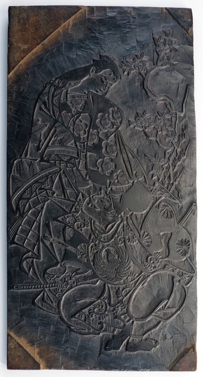 Woodblock, recto: egy oiran, aki kézilabdával dobált...Edo-korszak, kb.1685-1729. alkotó: Torii Kiyonobu I