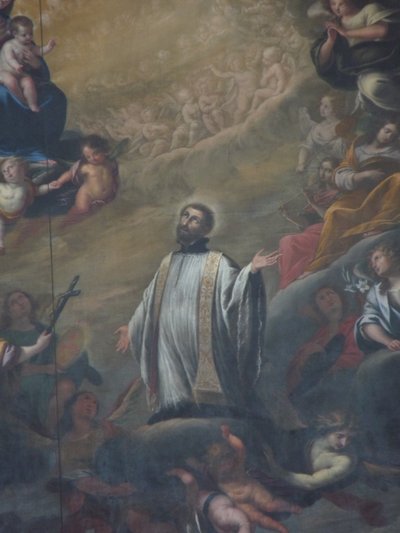 Xavéri Szent Ferenc (részlet egy oltárfestményről) alkotó: Torriani