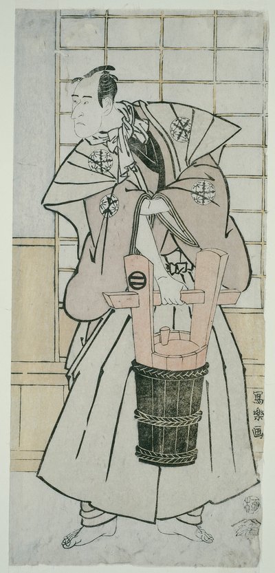 The Actoe Ichikawa Komazo llI mint Nitta Yoshisada, valójában Oyamada Taro Takaie (Sandai-me Ichikawa Komazo no Nitta Yoshisada, jitsuwa Oyamada Taro Takaie) alkotó: Toshusai Sharaku