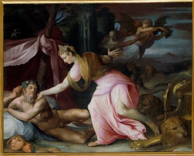 Cybelle Awakening Morphee festmény, All Saints Dubreuil (1561-1602) alkotó: Toussaint Dubreuil
