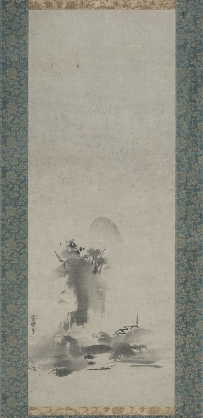Haboku, Fröccsent tinta táj alkotó: Toyo Sesshu
