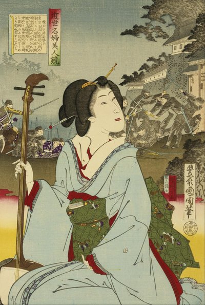 Gésa alkotó: Toyohara Kunichika