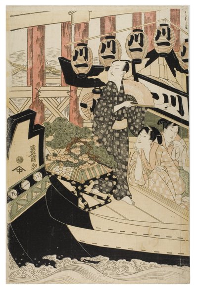 Színészek a tizenkét hónapban alkotó: Toyokuni Utagawa